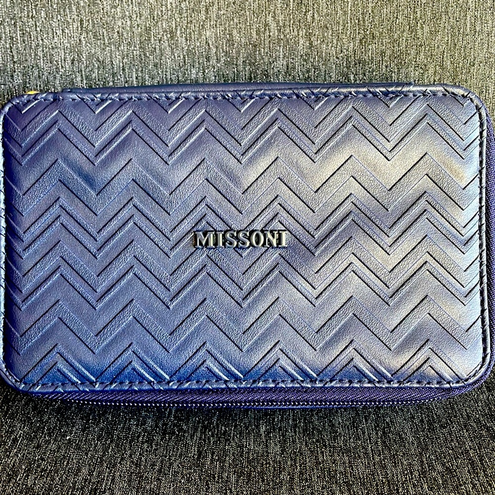 Missoni travel make up bag cosmetic case new